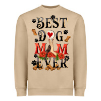 Mushroom Best dog mom ever Mother's Day Heavyweight Sweatshirt - FaDigitalArtStudio