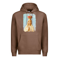 Chestnut our lady of fatima Premium Hoodie - tuanDangUi
