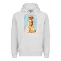 Dove Grey our lady of fatima Premium Hoodie - tuanDangUi