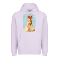 Lilac our lady of fatima Premium Hoodie - tuanDangUi