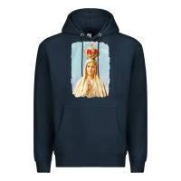Navy our lady of fatima Premium Hoodie - tuanDangUi