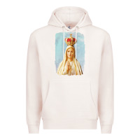 Pale Pink our lady of fatima Premium Hoodie - tuanDangUi