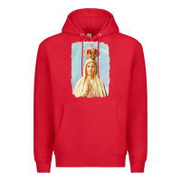 Red our lady of fatima Premium Hoodie - tuanDangUi