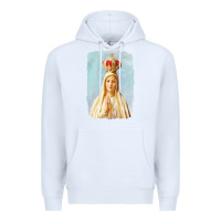 White our lady of fatima Premium Hoodie - tuanDangUi