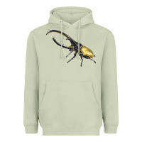 Matcha Hercules Beetle Side Heavyweight Hoodie - LillyAllenDesigns