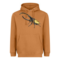 Meerkat Hercules Beetle Side Heavyweight Hoodie - LillyAllenDesigns