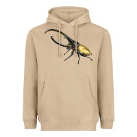 Mushroom Hercules Beetle Side Heavyweight Hoodie - LillyAllenDesigns