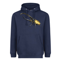 Navy Hercules Beetle Side Heavyweight Hoodie - LillyAllenDesigns