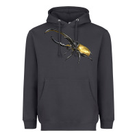 Smoke Hercules Beetle Side Heavyweight Hoodie - LillyAllenDesigns