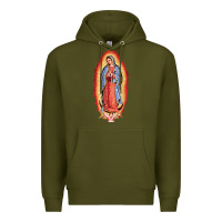 Army Green our lady of guadalupe virgin mary Premium Hoodie - tuanDangUi
