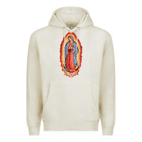 Oatmeal Heather our lady of guadalupe virgin mary Premium Hoodie - tuanDangUi