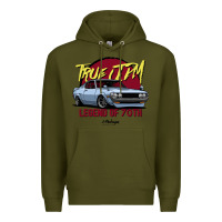 Army Green true jdm. celica 70 77 (blue gray) Premium Hoodie - tuanDangUi
