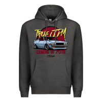 Charcoal Heather true jdm. celica 70 77 (blue gray) Premium Hoodie - tuanDangUi