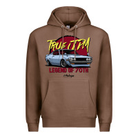 Chestnut true jdm. celica 70 77 (blue gray) Premium Hoodie - tuanDangUi