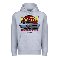 Heather Grey true jdm. celica 70 77 (blue gray) Premium Hoodie - tuanDangUi