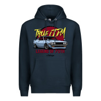 Navy true jdm. celica 70 77 (blue gray) Premium Hoodie - tuanDangUi