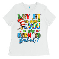 Why Fit In When You Were Born To Stand Out Ladies Tee | Teevron