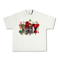 Pistachio Christmas Joy skeleton Urban Heavy Tee - NancyCooperArtShop