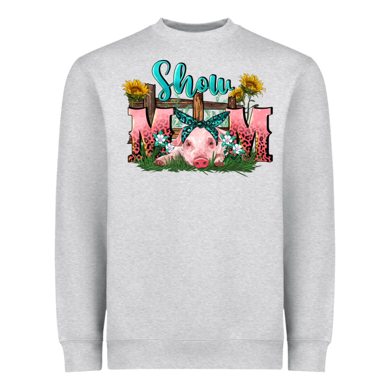 Show Mom Pig Mother's Day Heavyweight Sweatshirt by FaDigitalArtStudio | Teevron