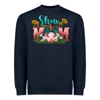 Navy Show mom pig Mother's Day Heavyweight Sweatshirt - FaDigitalArtStudio