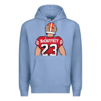Colony Blue christian mccaffrey back to Premium Hoodie - tuanDangUi