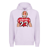 Lilac christian mccaffrey back to Premium Hoodie - tuanDangUi