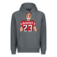 Rock christian mccaffrey back to Premium Hoodie - tuanDangUi