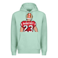 Seafoam christian mccaffrey back to Premium Hoodie - tuanDangUi