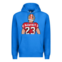 True Royal christian mccaffrey back to Premium Hoodie - tuanDangUi