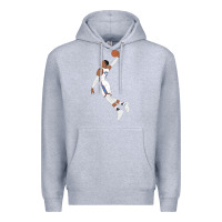 Heather Grey russell westbrook dunk Premium Hoodie - tuanDangUi