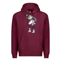 Burgundy randy moss mooning celebration Premium Hoodie - tuanDangUi