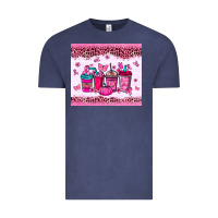 Breast Cancer Coffee Cups Vintage Tee | Teevron