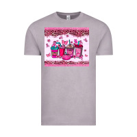 Vintage Zinc Breast Cancer coffee cups Vintage Tee - NancyCooperArtShop