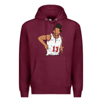 Burgundy joakim noah holster celebration Premium Hoodie - tuanDangUi