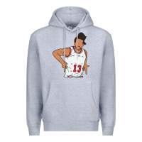 Heather Grey joakim noah holster celebration Premium Hoodie - tuanDangUi