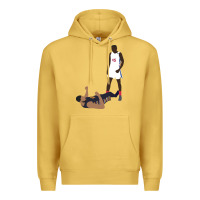 Antique Gold sekou doumbouya over tristan thompson Premium Hoodie - tuanDangUi