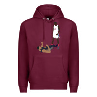 Burgundy sekou doumbouya over tristan thompson Premium Hoodie - tuanDangUi