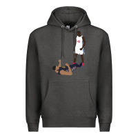 Charcoal Heather sekou doumbouya over tristan thompson Premium Hoodie - tuanDangUi