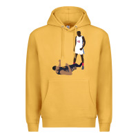 Mustard sekou doumbouya over tristan thompson Premium Hoodie - tuanDangUi