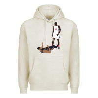 Oatmeal Heather sekou doumbouya over tristan thompson Premium Hoodie - tuanDangUi