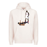 Pale Pink sekou doumbouya over tristan thompson Premium Hoodie - tuanDangUi