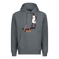 Rock sekou doumbouya over tristan thompson Premium Hoodie - tuanDangUi