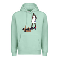 Seafoam sekou doumbouya over tristan thompson Premium Hoodie - tuanDangUi