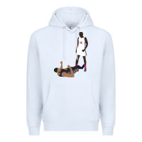 White sekou doumbouya over tristan thompson Premium Hoodie - tuanDangUi