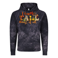 Cloud Black I love Fall most of Fall Vintage Hoodie - NancyCooperArtShop