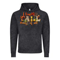 Vintage Black I love Fall most of Fall Vintage Hoodie - NancyCooperArtShop