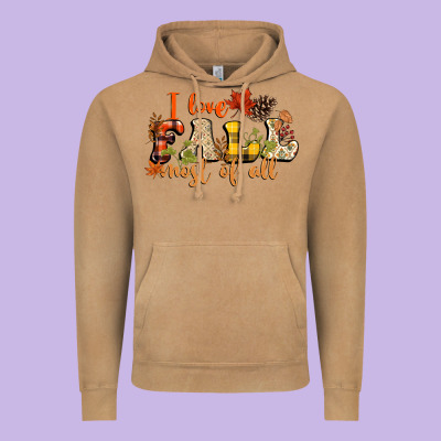 I Love Fall Most Of Fall Vintage Hoodie Designed By Nancycooperartshop