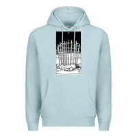 Blue Mist ten of swords   x of swords   tarot card   major arcana   fortune tell Premium Hoodie - tuanDangUi