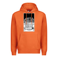 Carrot ten of swords   x of swords   tarot card   major arcana   fortune tell Premium Hoodie - tuanDangUi