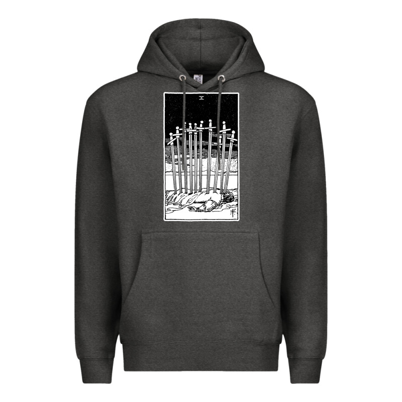 Ten Of Swords   X Of Swords   Tarot Card   Major Arcana   Fortune Tell Premium Hoodie by tuanDangUi | Teevron